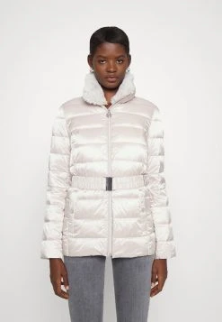 MICHAEL Michael Kors Damen DETACHABLE COLLAR BELTED PACKABLE COAT - Daunenjacke - Aluminium