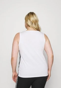 MICHAEL Michael Kors Damen LOGO TAPE TANK - Top - White -MICHAEL Michael Kors Geschäft 0092359d8b7b4806ac377f770054edcd