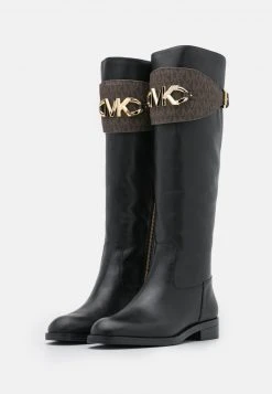MICHAEL Michael Kors Damen IZZY BOOT - Stiefel - Black/brown -MICHAEL Michael Kors Geschäft 016fe0c244df41f6aa95e9ec68fa6e1d