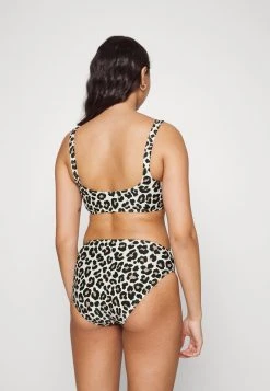 MICHAEL Michael Kors Damen LEOPARD UP BRALETTE - Bikini-Top - Khaki -MICHAEL Michael Kors Geschäft 0242659a2a7c46e68fa4d008f6be2270