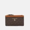 MICHAEL Michael Kors Damen JET SET CHARM SLIM CARD CASE - Geldbörse - Brown/acorn