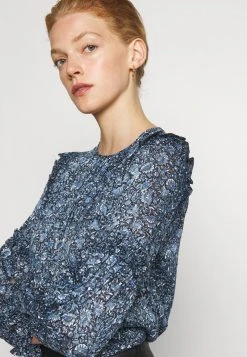 MICHAEL Michael Kors Damen HAPPY HIPPIE - Bluse - Light Blue 11 MICHAEL Michael Kors Damen HAPPY HIPPIE - Bluse - Light Blue -MICHAEL Michael Kors Geschäft 0682437b64db45488afd818c09d5563e