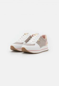 MICHAEL Michael Kors Damen MONIQUE TRAINER - Sneaker Low - White/gold -MICHAEL Michael Kors Geschäft 07f7a5067ee34bc6822fc379f1de9f09