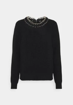 MICHAEL Michael Kors Damen CHAIN - Strickpullover - Black -MICHAEL Michael Kors Geschäft 090d264dc2254ca891d32c02e18662a4