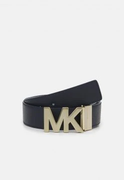 MICHAEL Michael Kors Damen PEBBLE TO LOGO ON PLAQ - Gürtel - Admiral Pale Blue