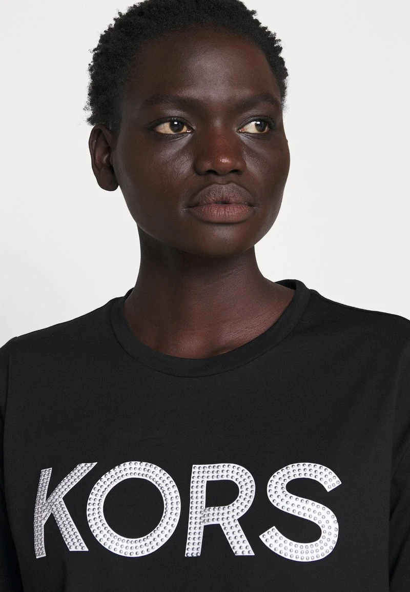 MICHAEL Michael Kors Damen T-Shirt Print - Black/silver 6 MICHAEL Michael Kors Damen T-Shirt Print - Black/silver – Bild 4