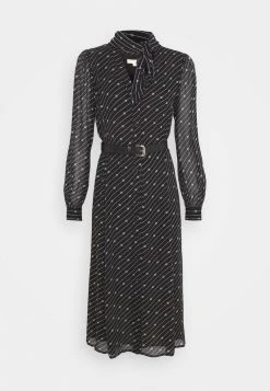 MICHAEL Michael Kors Damen CIRCLE LOGO DRESS - Freizeitkleid - Black/white -MICHAEL Michael Kors Geschäft 0a5e7d4d8dc3433eb7aaa29ad757c712
