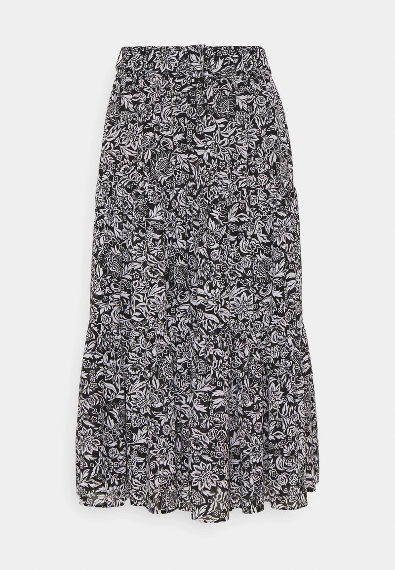 MICHAEL Michael Kors Damen HIPPIE MIDI SKIRT - A-Linien-Rock - Black/white 6 MICHAEL Michael Kors Damen HIPPIE MIDI SKIRT - A-Linien-Rock - Black/white – Bild 4