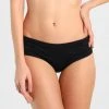 MICHAEL Michael Kors Damen SHIRRED BOTTOM - Bikini-Hose - Black