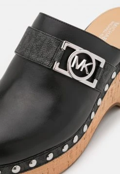 MICHAEL Michael Kors Damen APRIL - Pantolette Hoch - Black -MICHAEL Michael Kors Geschäft 0f9b1512825c4066ac4e62e51781ccd2