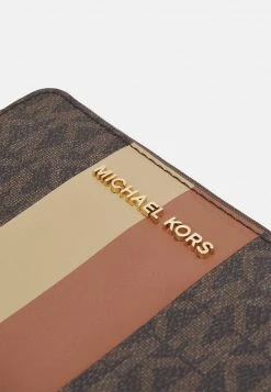 MICHAEL Michael Kors Damen JET CARD CASE - Geldbörse - Brown -MICHAEL Michael Kors Geschäft 14315b84a124446fb265a620cf455be2