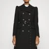 MICHAEL Michael Kors Damen PUFF SLEEVE COAT - Trenchcoat - Black -MICHAEL Michael Kors Geschäft 151141975082425f91c06ad09aa8d4e9