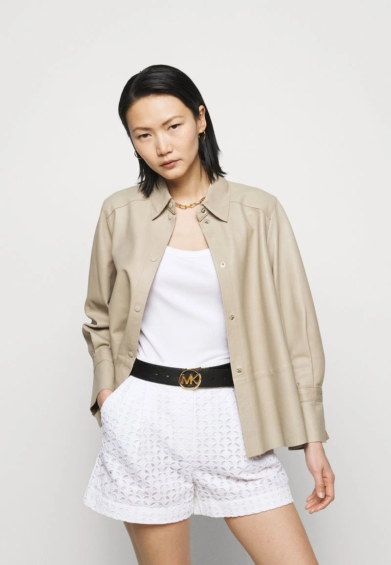 MICHAEL Michael Kors Damen REVERSIBLE BELT - Gürtel - Black/luggage/gold-coloured 3 MICHAEL Michael Kors Damen REVERSIBLE BELT - Gürtel - Black/luggage/gold-coloured