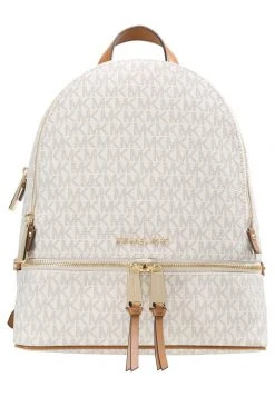 MICHAEL Michael Kors Damen RHEA ZIP BACK PACK - Tagesrucksack - Vanilla -MICHAEL Michael Kors Geschäft 1797b699446b4e46a12f4566123e6553