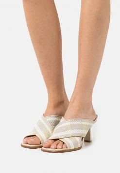 MICHAEL Michael Kors Damen GIDEON MULE - Pantolette Hoch - Light Sand/multicolor