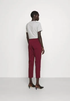 MICHAEL Michael Kors Damen CROP PANT WITH SLIT - Stoffhose - Dark Ruby -MICHAEL Michael Kors Geschäft 1c7f8b1e073b4953abeae06d16922347