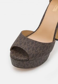 MICHAEL Michael Kors Damen PORTER ANKLE STRAP - High Heel Sandalette - Brown -MICHAEL Michael Kors Geschäft 1d19ea5d9ccd40578f8a7b351c7d6a18