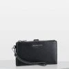 MICHAEL Michael Kors Damen JET SET DOUBLEZIP WRISTLET - Clutch - Black -MICHAEL Michael Kors Geschäft 1d7ff1b786a846bd97385668416c4182