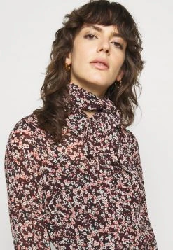 MICHAEL Michael Kors Damen DAINTY - Blusenkleid - Dark Ruby -MICHAEL Michael Kors Geschäft 20f284cfa8a74786a044c974091e6fe2