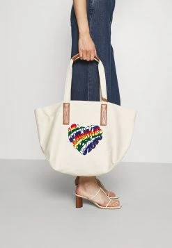 MICHAEL Michael Kors Damen THE BAG TOTE SET - Shopping Bag - Natural/acorn