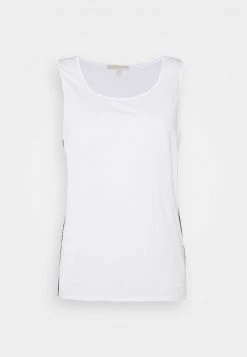 MICHAEL Michael Kors Damen LOGO TAPE TANK - Top - White -MICHAEL Michael Kors Geschäft 272c9d86817b49d9a7f1995552f22cc3