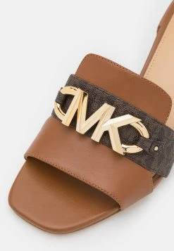 MICHAEL Michael Kors Damen IZZY MULE - Pantolette Hoch - Brown/multi-coloured -MICHAEL Michael Kors Geschäft 292414abc8e14b76af1a1fca87266886