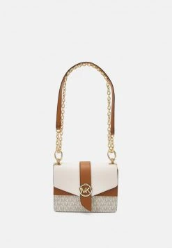 MICHAEL Michael Kors Damen GREENWICH - Umhängetasche - Vanilla/acorn