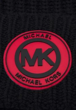 MICHAEL Michael Kors Damen CHUNKY FOLD OVER HAT - Mütze - Black -MICHAEL Michael Kors Geschäft 2aabce6598f4484a98322f8f2f929617