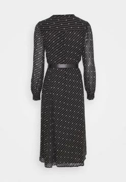 MICHAEL Michael Kors Damen CIRCLE LOGO DRESS - Freizeitkleid - Black/white -MICHAEL Michael Kors Geschäft 2acb061cf9c748eeb4d5e0debd99a63c