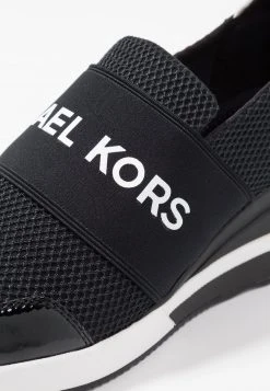MICHAEL Michael Kors Damen FELIX TRAINER - Slipper - Black/optic White -MICHAEL Michael Kors Geschäft 2d0912296f5f42128277b3ffb89898e7