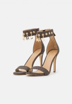 MICHAEL Michael Kors Damen KELLI - High Heel Sandalette - Brown -MICHAEL Michael Kors Geschäft 2d9dd13823b14490aa4bdb329b32c686