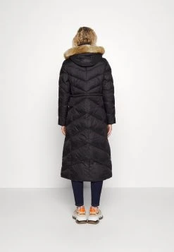 MICHAEL Michael Kors Damen DOG WALKER LENGTH BELTED COAT HOOD RIM - Daunenmantel - Black -MICHAEL Michael Kors Geschäft 2e03dee1d16e4d9da680c46335d5c352