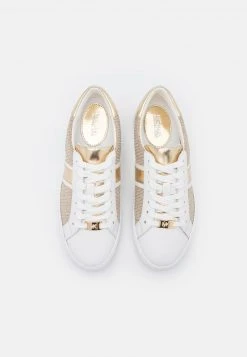 MICHAEL Michael Kors Damen IRVING STRIPE LACE UP - Sneaker Low - Pale Gold -MICHAEL Michael Kors Geschäft 3126e93da0c94cffac739b254345649a