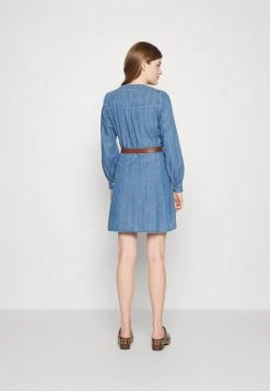 MICHAEL Michael Kors Damen DOWN MINI - Freizeitkleid - Blue Denim -MICHAEL Michael Kors Geschäft 31c7f1a58cd44619ac395c05a4ba1c20