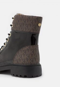 MICHAEL Michael Kors Damen ALISTAIR BOOTIE - Schnürstiefelette - Black/brown -MICHAEL Michael Kors Geschäft 325e8fe9ee894421b55284c38e4fc7b9