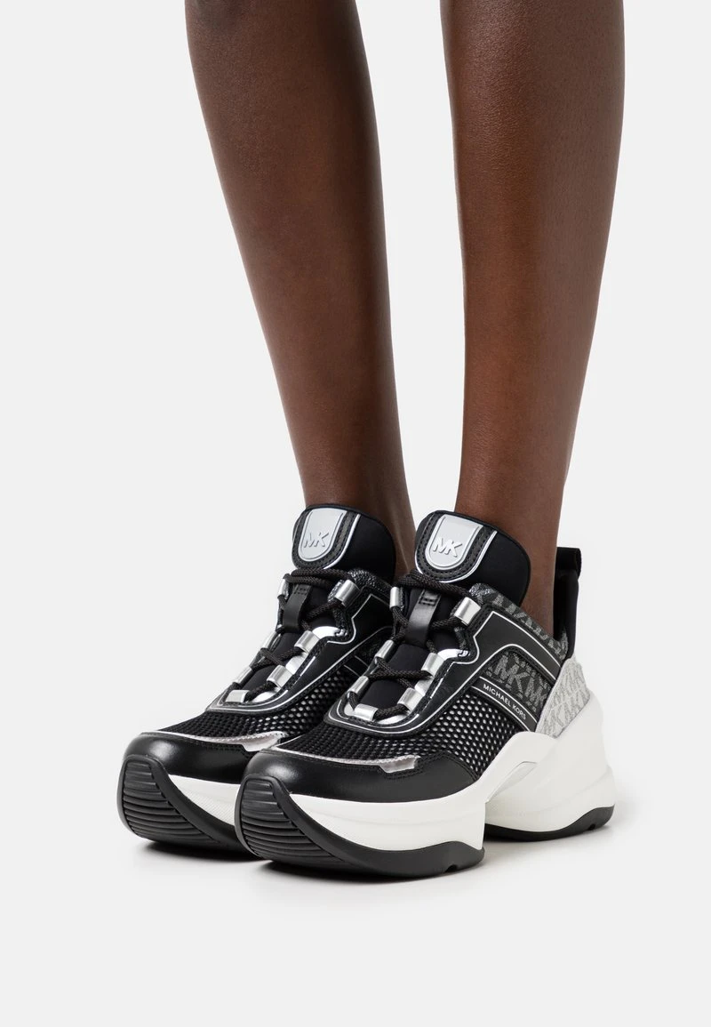 MICHAEL Michael Kors Damen OLYMPIA TRAINER - Sneaker Low - Silver 3 MICHAEL Michael Kors Damen OLYMPIA TRAINER - Sneaker Low - Silver