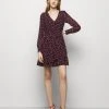MICHAEL Michael Kors Damen FLORAL PRINTED MINI DRESS - Freizeitkleid - Berry -MICHAEL Michael Kors Geschäft 332afa1c23134ffcb6df02210024ca82