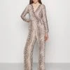 MICHAEL Michael Kors Damen SUPER SNAKE WRAP - Jumpsuit - Dune -MICHAEL Michael Kors Geschäft 3379ae283a5a4ec281d4c492fd2e4563