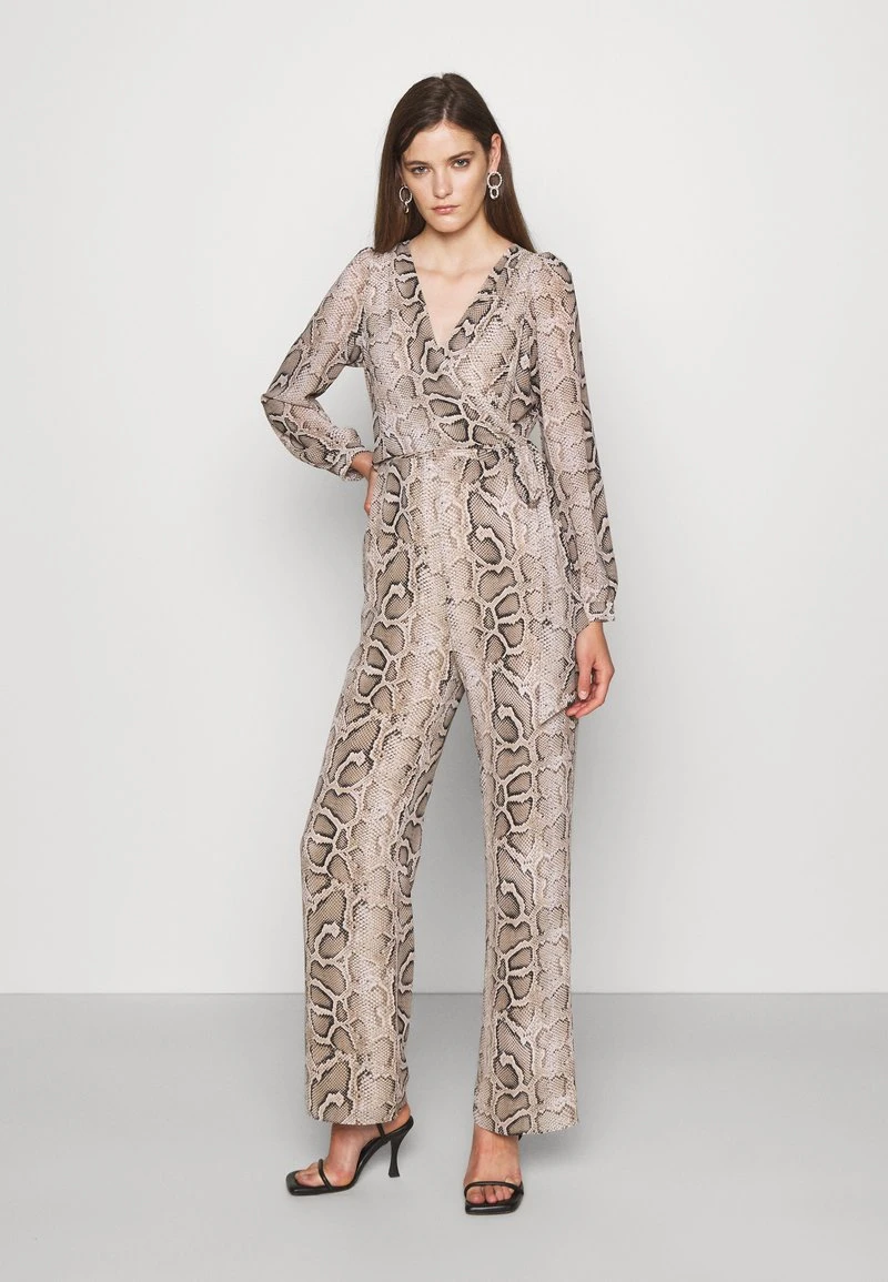 MICHAEL Michael Kors Damen SUPER SNAKE WRAP - Jumpsuit - Dune 3 MICHAEL Michael Kors Damen SUPER SNAKE WRAP - Jumpsuit - Dune