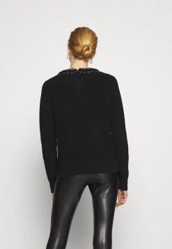 MICHAEL Michael Kors Damen CHAIN - Strickpullover - Black -MICHAEL Michael Kors Geschäft 355d4d14c87f4dae913fc8417d04da6e