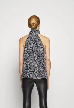 MICHAEL Michael Kors Damen BICOLOR HIPPIE - Bluse - Black/white -MICHAEL Michael Kors Geschäft 3606d3b7c86741efbc84b0e00723273b