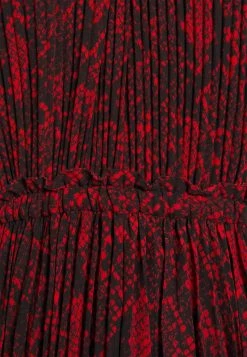 MICHAEL Michael Kors Damen SOFT PYTHON - Cocktailkleid/festliches Kleid - Crimson -MICHAEL Michael Kors Geschäft 3654999264c34cf9bed1b298e6a23366