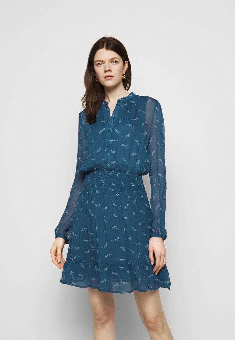 MICHAEL Michael Kors Damen SIG LOGO PRINT DRESS - Blusenkleid - River Blue 3 MICHAEL Michael Kors Damen SIG LOGO PRINT DRESS - Blusenkleid - River Blue