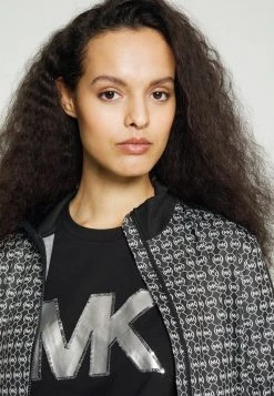 MICHAEL Michael Kors Damen SEQN LOGO TEE - T-Shirt Print - Black 12 MICHAEL Michael Kors Damen SEQN LOGO TEE - T-Shirt Print - Black -MICHAEL Michael Kors Geschäft 3983f36baa2b42bda5d0fee5c9d5f40a