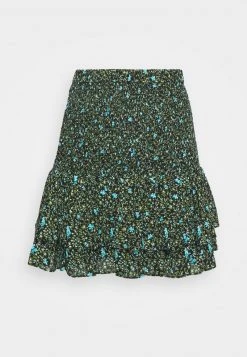 MICHAEL Michael Kors Damen VINE SKIRT - A-Linien-Rock - Black -MICHAEL Michael Kors Geschäft 3dcff6a7a3a64b0397426fae077d692d