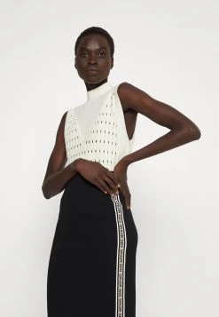 MICHAEL Michael Kors Damen LOGO TAPE SKIRT - Bleistiftrock - Black -MICHAEL Michael Kors Geschäft 3e8333c6879f4994a871b4c55a34c007