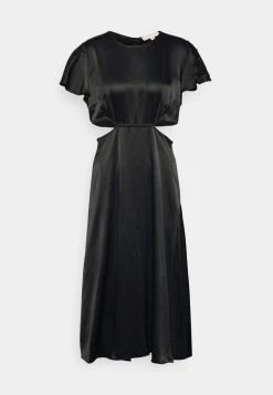 MICHAEL Michael Kors Damen CUT OUT MIDI DRESS - Cocktailkleid/festliches Kleid - Black -MICHAEL Michael Kors Geschäft 456ff975288a406fb0ebd85e63c01ca5