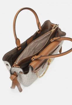 MICHAEL Michael Kors Damen HAMILTON LEGACY BELTED - Handtasche - Vanilla/acrn -MICHAEL Michael Kors Geschäft 4681aebd23e347da89a26942a2ed3f14