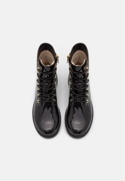 MICHAEL Michael Kors Damen ALISTAIR BOOTIE - Schnürstiefelette - Black/brown -MICHAEL Michael Kors Geschäft 475b2f2907a94135a72356e8605e4bb0