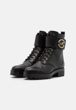 MICHAEL Michael Kors Damen TATUM BOOT - Schnürstiefelette - Black -MICHAEL Michael Kors Geschäft 4989a2004ad144bdaed16bf7fdfe4e82